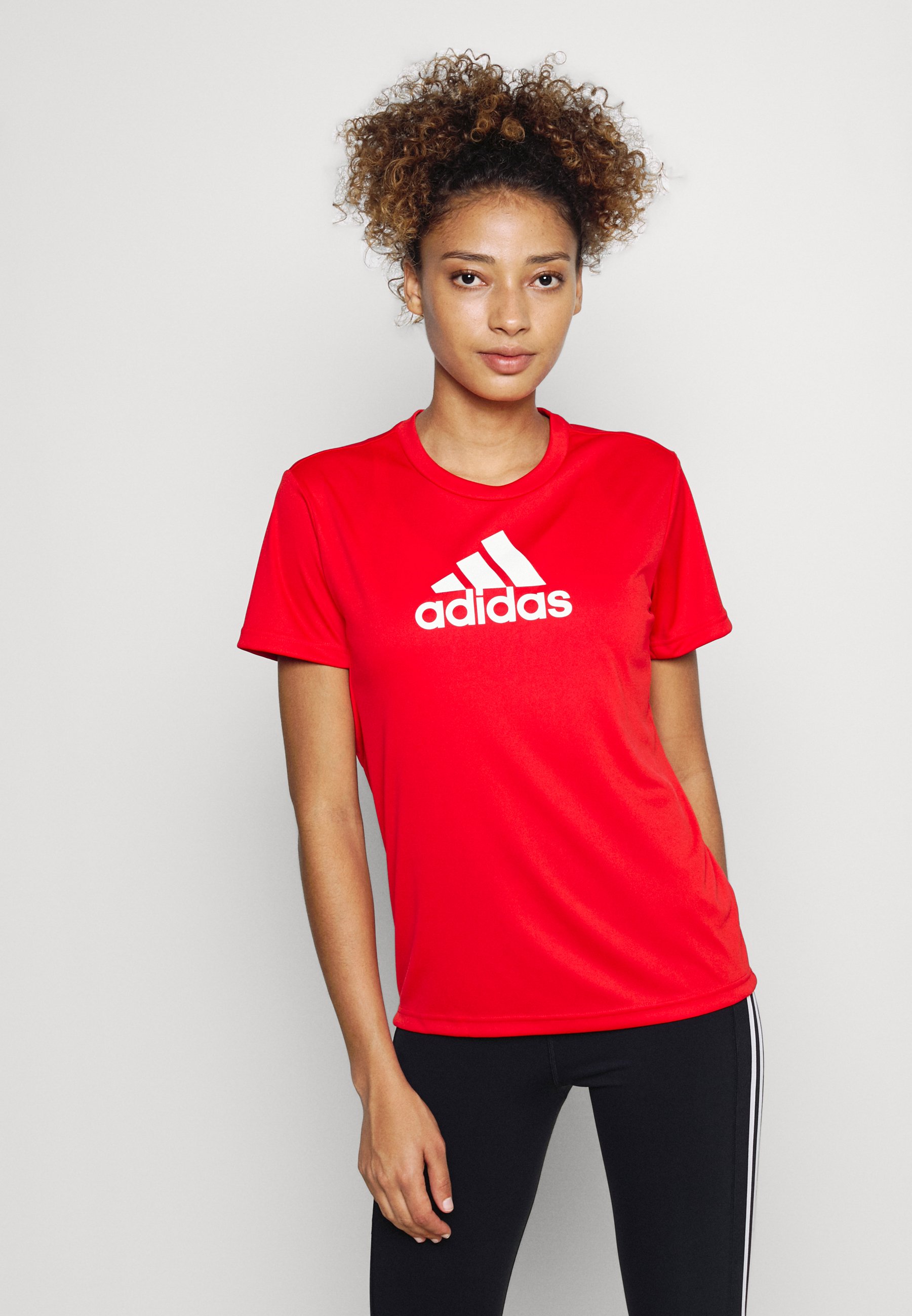 red adidas tops