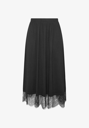 Yours Clothing, WOMEN'S MAXI SKIRTS - Maxinederdele - black
