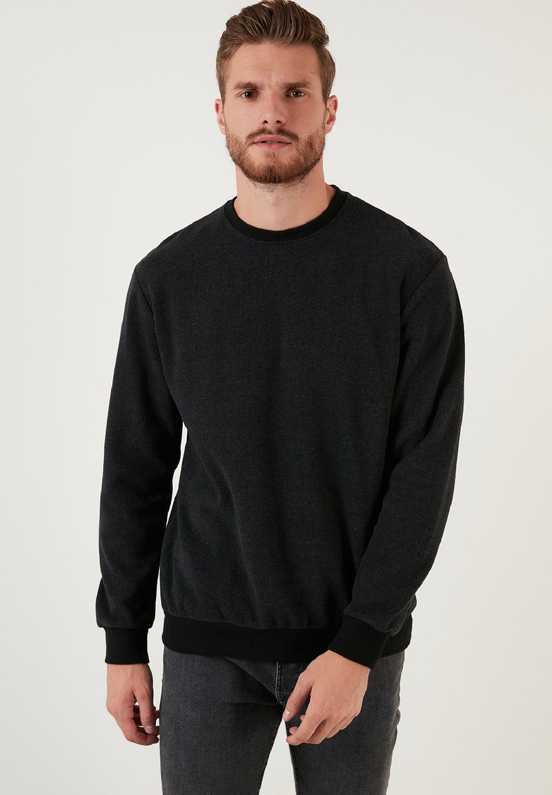 Buratti SLIM FIT Jumper anthracite Zalando.de