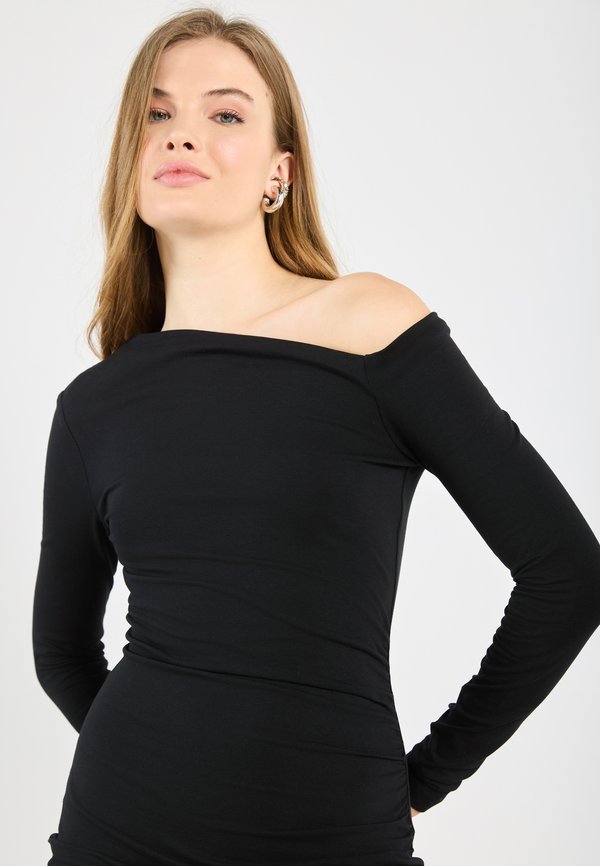 ASYMETRIC MINI DRESS - Jersey dress2