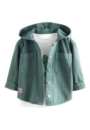 Next REGULAR FIT - HOODED SET - Let jakke / Sommerjakker - dark teal blue
