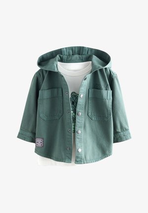 Next REGULAR FIT - HOODED SET - Let jakke / Sommerjakker - dark teal blue