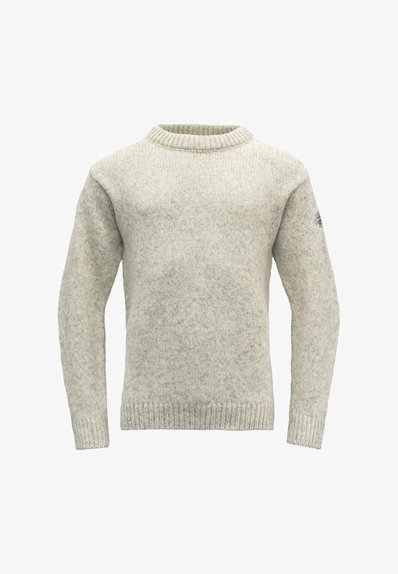 Devold NANSEN - Strickpullover - grey melange
