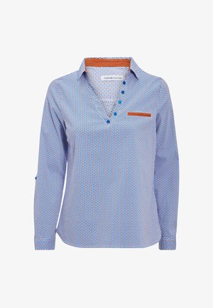 LANGARM - Blouse - bleu