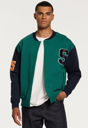 Shiwi COLLEGE - Bomber Jacket - bottle green