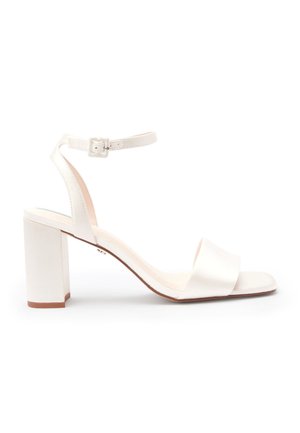 FOREVER COMFORTÂ® WEDDING SATIN BLOCK HEEL BRIDAL SHOES - Sandali - ivory white