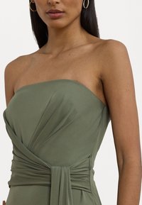 Lauren Ralph Lauren PLEATED JERSEY STRAPLESS GOWN - Trikoomekko - sage green