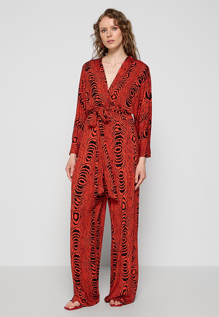 Diane von Furstenberg Jumpsuit rood