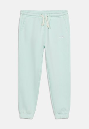 New Balance, GIRLS BRUSHBACK SMALL LOGO - Træningsbukser - cosmic jade