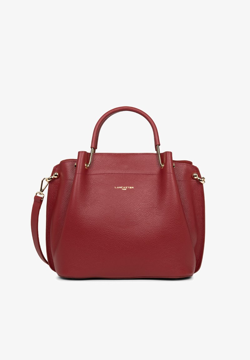LANCASTER LARGE FOULONNÉ DOUBLE - Sac à main - carmin blush