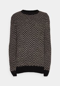 Jack & Jones PREMIUM JPRBLUFREDDY CREW NECK - Pullover - ghost gray