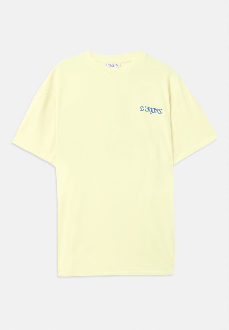 Stieglitz T-shirt print geel