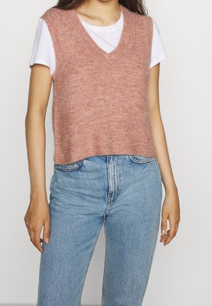 Maglione - mottled light pink