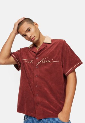 AUTOGRAPH BOWLING SHIRT - Overhemd - wine red