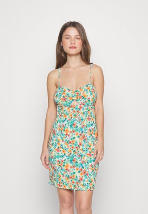 ONLY Petite ONLPELLA CUT OUT DRESS - Trikotaažkleit - green