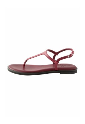T-bar sandals - red