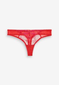 Next EMBROIDERED KNICKERS 2 PACK - String - red black