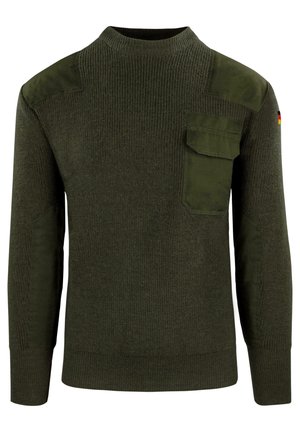 normani Outdoor Sports BW MIT  - Strickpullover - oliv