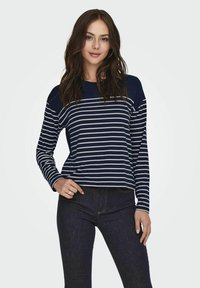 JDY JDYBOLD JRS ATK NOOS - Långärmad tröja - black iris