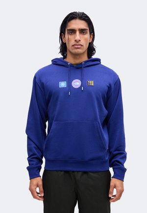 The North Face, EXPLORER BADGES RELAXED HOODIE GRAPHIC UNISEX - Hættetrøje - bold blue