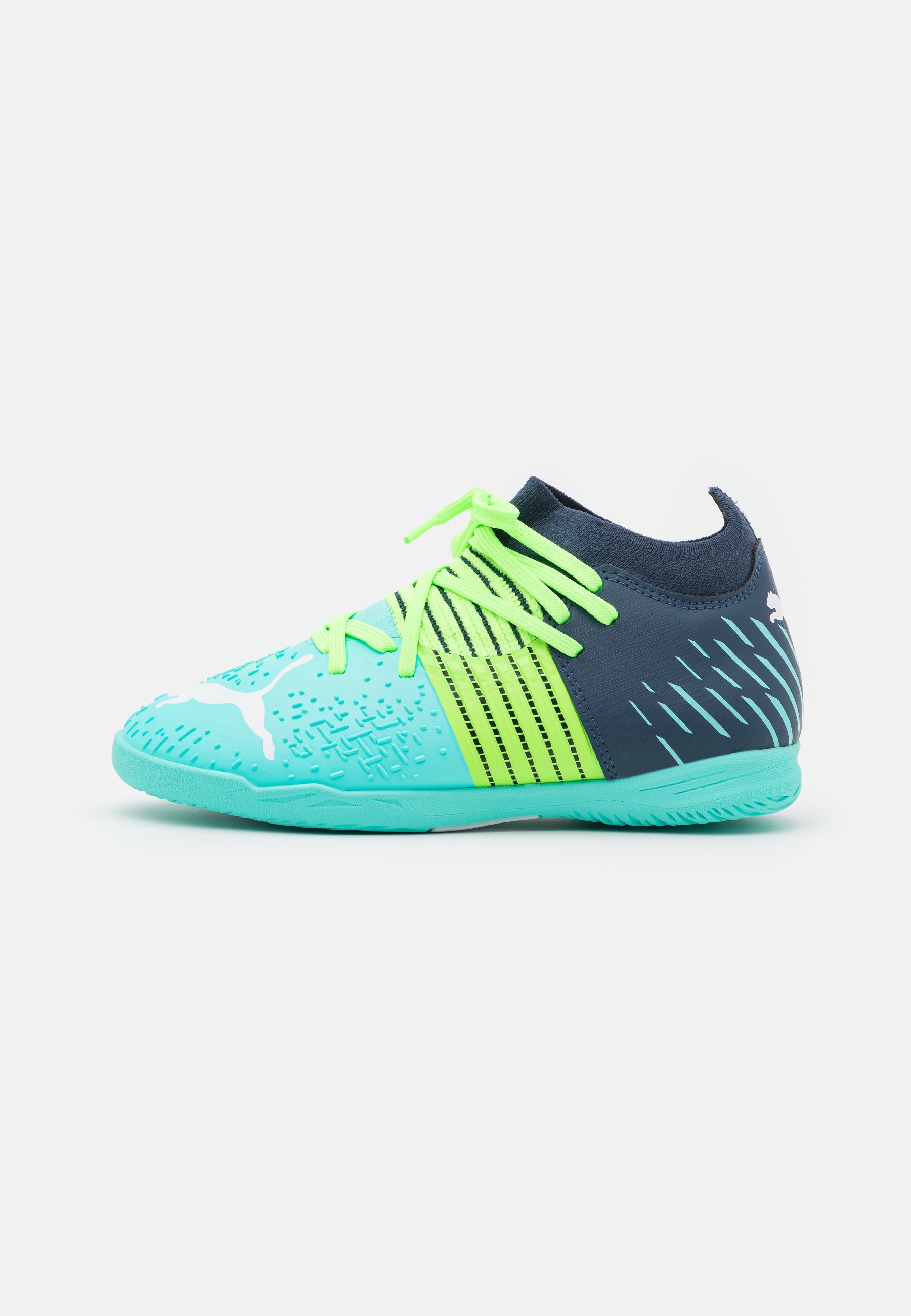 Puma FUTURE 3.2 IT JR - Botas de fútbol sin tacos - green glare/elektro  aqua/spellbound/verde - Zalando.es