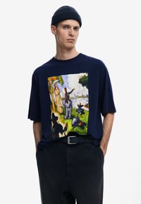 Desigual - Print T-shirt - blue Thumbnail Image 1