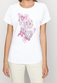 Liu Jo Jeans T-shirt med print - white