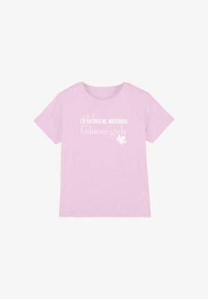 Warner Brothers, GILMORE GIRLS I'D RATHER BE WATCHING GILMORE GIRLS UNISEX - T-Shirt print - pink