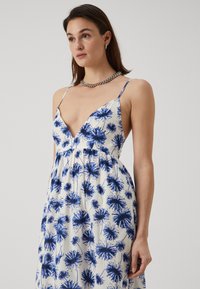 ONLY ONLDAISY HOLLY STRAP DRESS  - Μάξι φόρεμα - bright white/naval acadamy