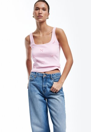 Koton SQUARE NECK  - Top - pink