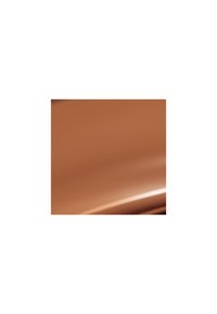 Koperkleurig, glad metalen oppervlak met een reflecterende glans en subtiele gradient, met een gebogen ontwerp en zonder zichtbare patronen.