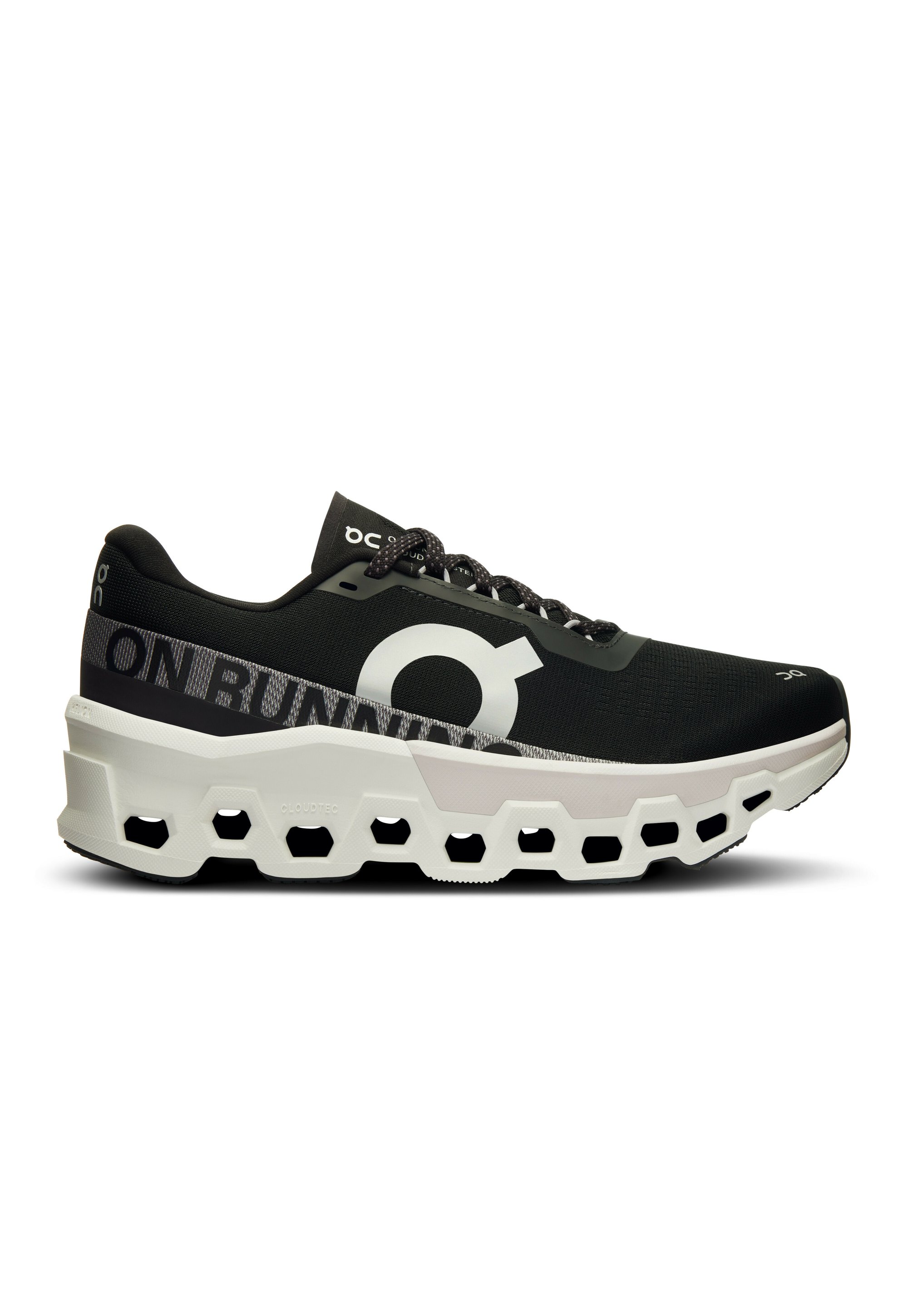 On CLOUDMONSTER - Laufschuh Neutral - black frost/schwarz - Zalando.de