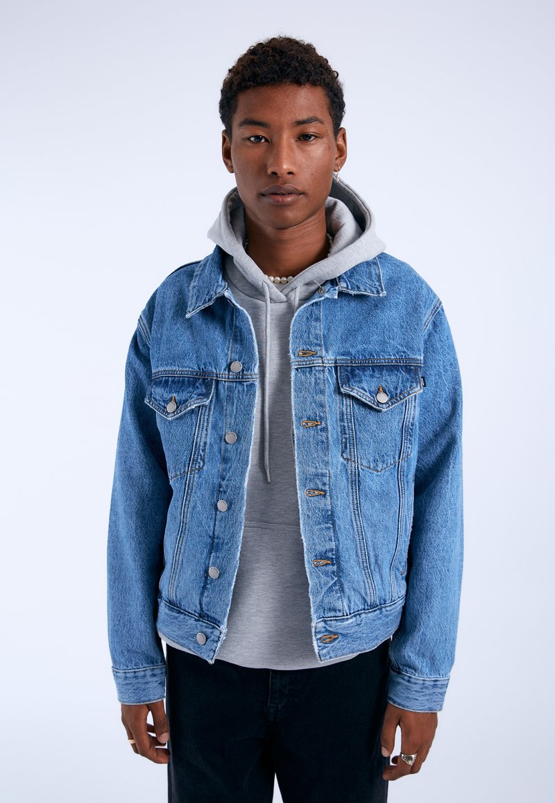 Dr.Denim JOEY TRUCKER JACKET - Spijkerjas - stream sky retro