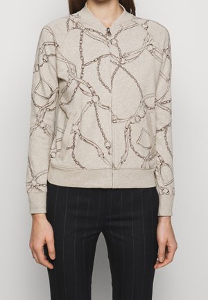 Sudadera con cremallera - beige