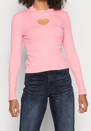 Langærmet T-shirt - pink