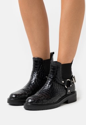 Pavement Bottines de cowboy / motard - black