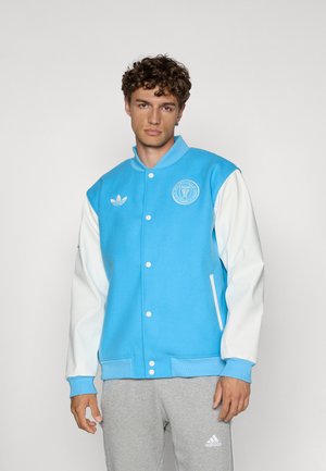 adidas Performance INTER MIAMI JACKET - Outdoor jacket - semi blue burst/white tint