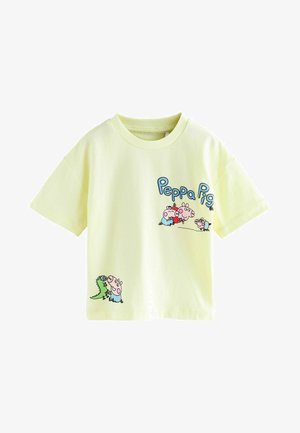 Next, REGULAR FIT - PEPPA PIG SHORT SLEEVE - T-shirt con stampa - yellow