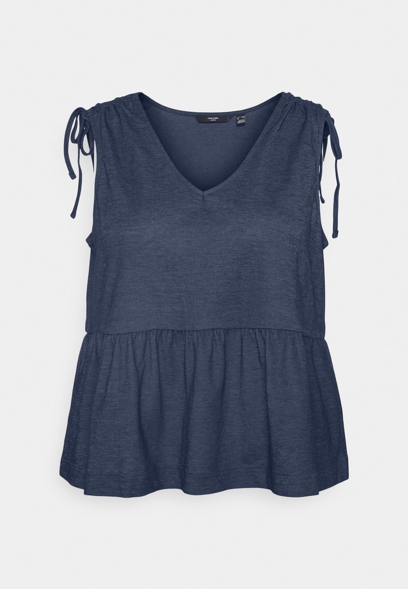 Vero Moda Curve Top donkerblauw Vero Moda Curve Top donkerblauw