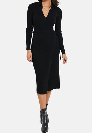 Gebreide jurk - black