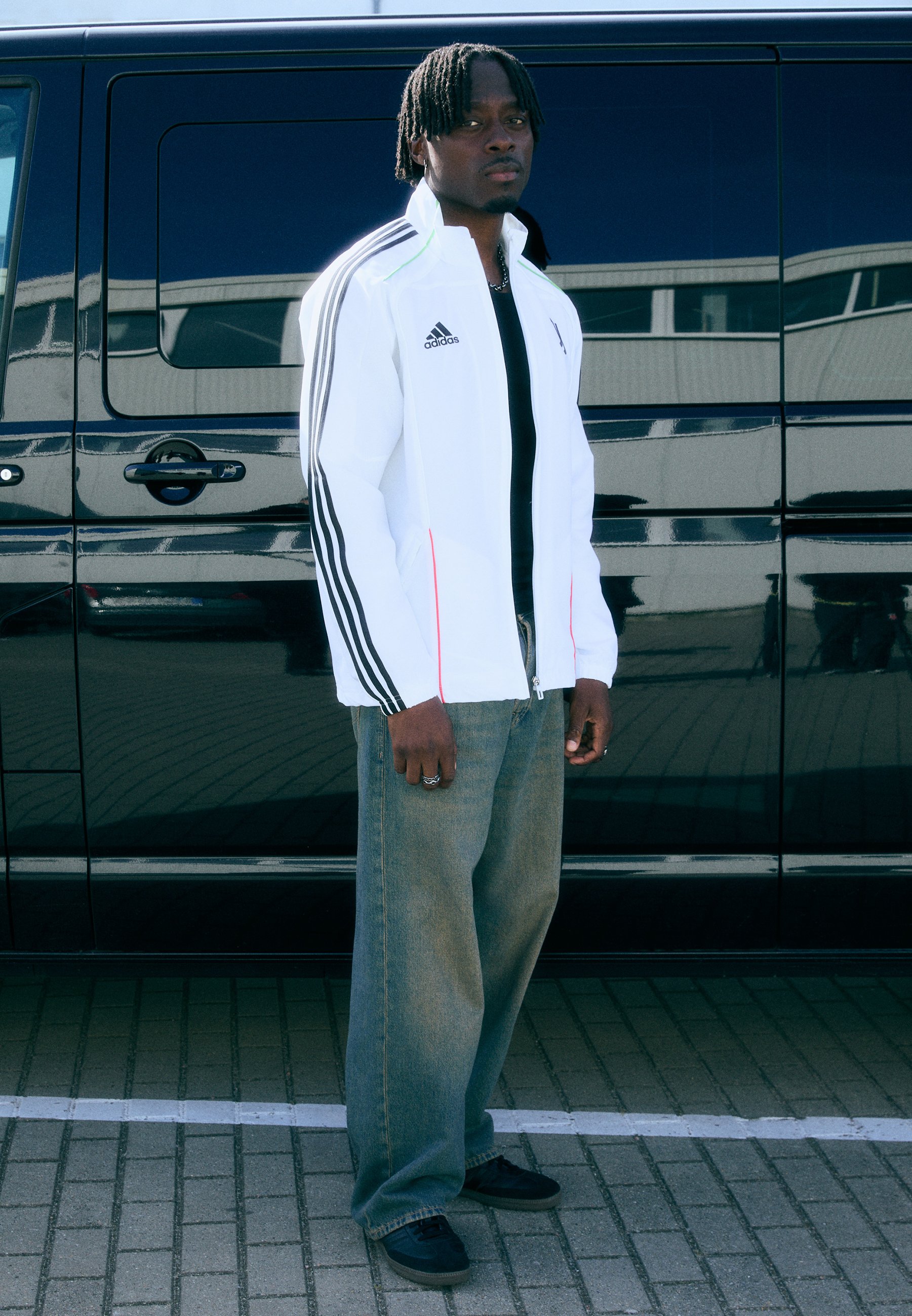 adidas Performance JUVENTUS JACKET - Fanartikel - white/black/wit