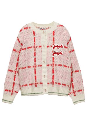 CHRISTMAS CHECKED - Kardigán - red