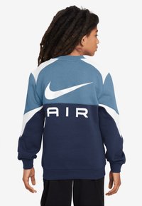 Nike Sportswear AIR CREW UNISEX - Mikina - midnight navy aegean storm white