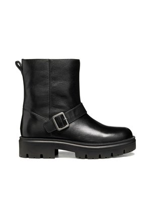 Geox, D KLARGENA - Stivaletti con plateau - black