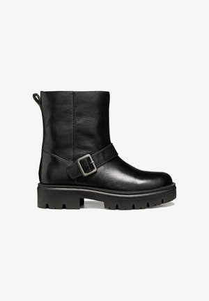 Geox, D KLARGENA - Botines con plataforma - black