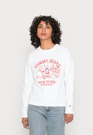 BEST PIZZA CREW - Sweatshirt - white