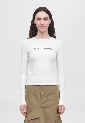 MARC JACOBS, BOW LOGO LONG SLEEVE - Блуза с дълги ръкави - white