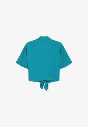 Calliope, CON NODO - Chemisier - verde petrolio