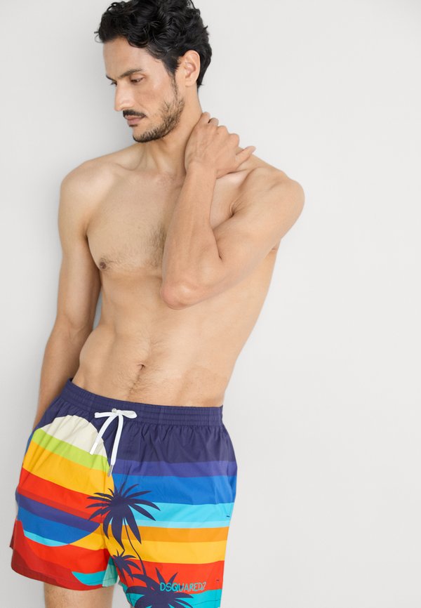 SUMMER LOVERS SUNSET BOXER MIDI - Swimming shorts2