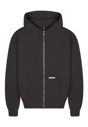 SUPER HEAVY BLANK - Zip-up sweatshirt - washedblack